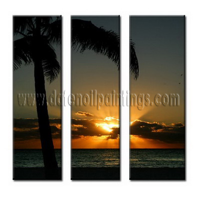 Modern Oil Paintings on canvas seascape painting -set08002