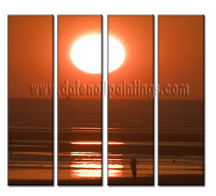 Modern Oil Paintings on canvas seascape painting -set08014