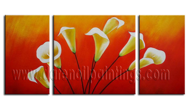 Modern flower oil painting