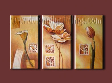 Modern flower oil painting