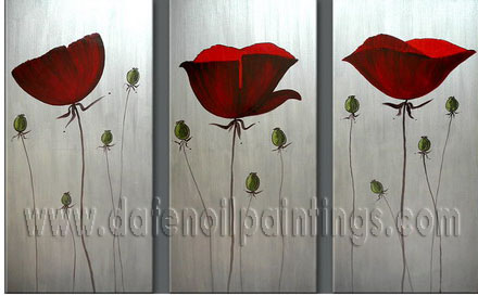 Modern flower oil painting