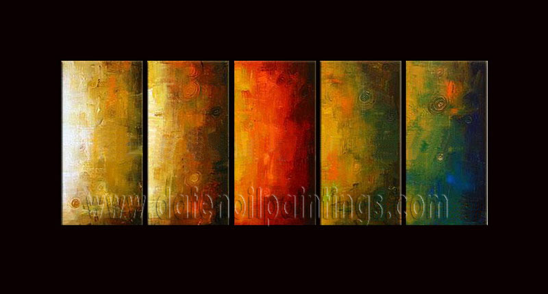 Modern abstract oil painting