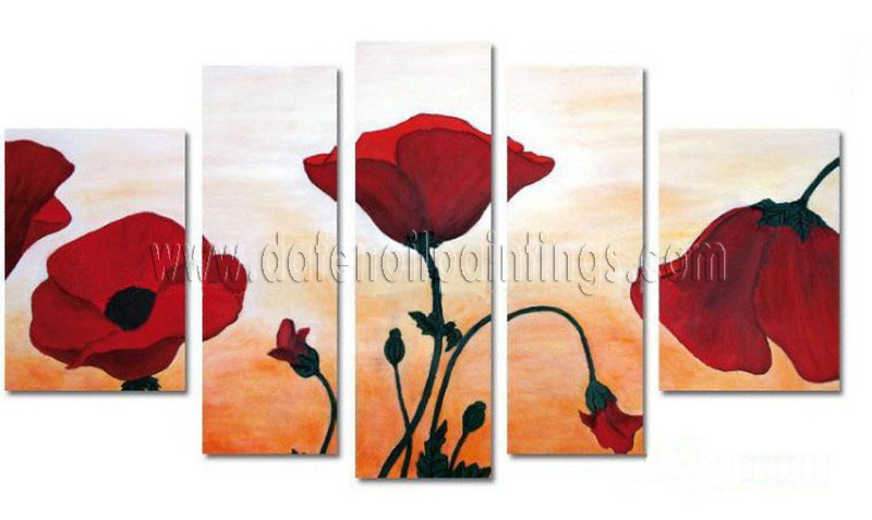 Modern flower oil painting