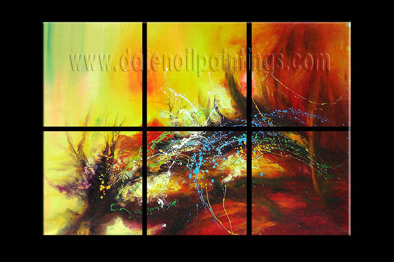 Modern Oil Paintings on canvas abstract painting -set08094