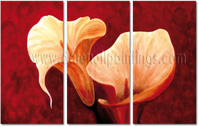 Modern flower oil painting