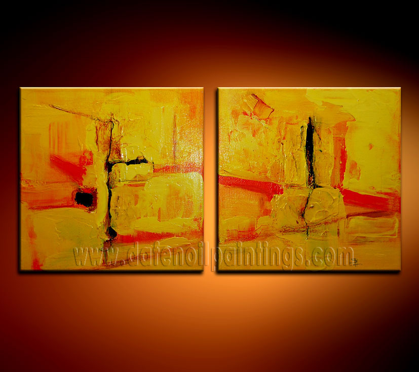 Modern abstract oil painting