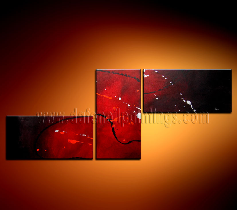 Modern Oil Paintings on canvas abstract painting -set08110