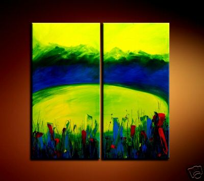 Modern abstract oil painting