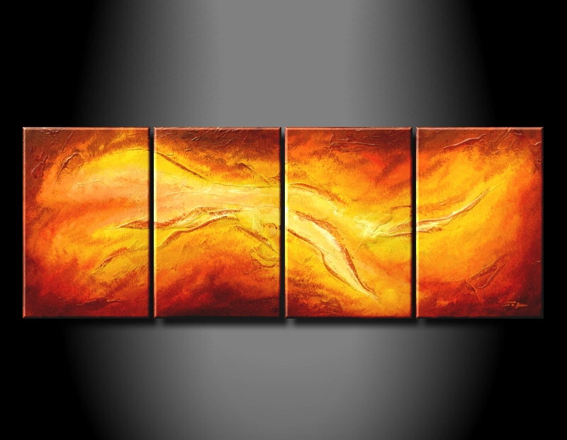 Modern abstract oil painting