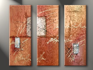 Modern Oil Paintings on canvas abstract painting -set09032