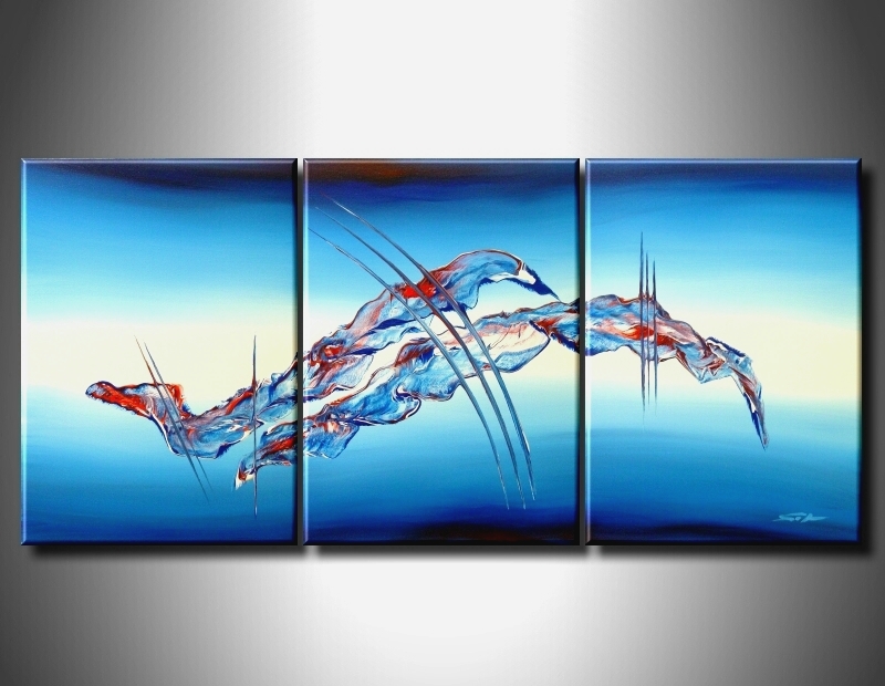 Modern abstract oil painting