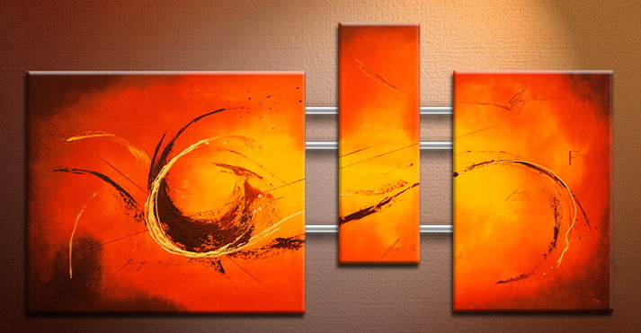 Modern Oil Paintings on canvas abstract painting -set09089