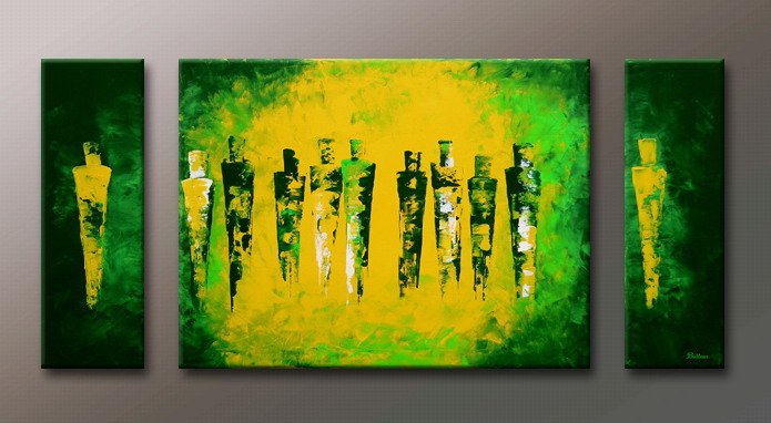 Modern abstract oil painting