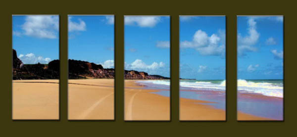 Modern Oil Paintings on canvas seascape painting -set10273