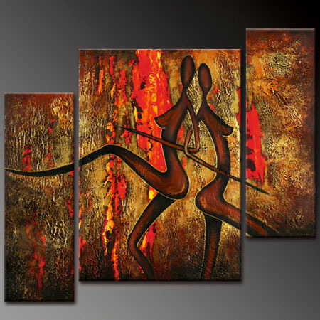 Modern abstract oil painting