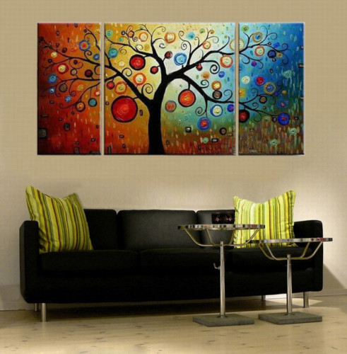 Modern abstract oil painting