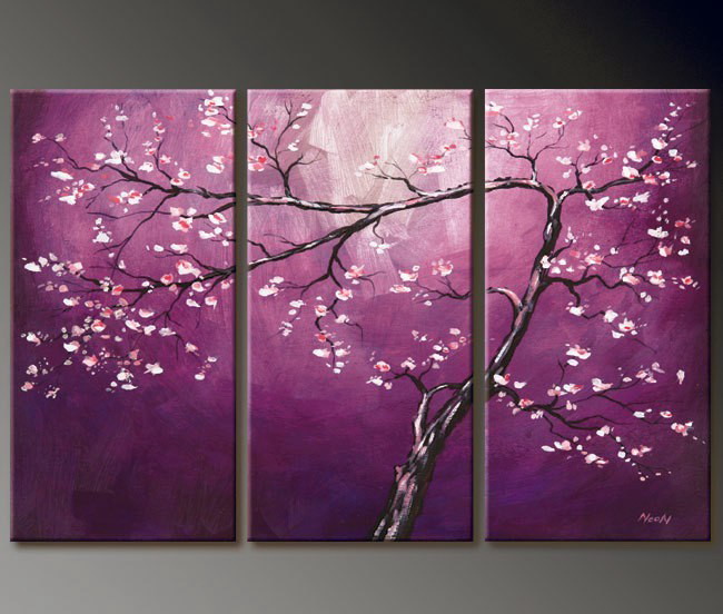 Modern Oil Paintings on canvas abstract painting -set12012