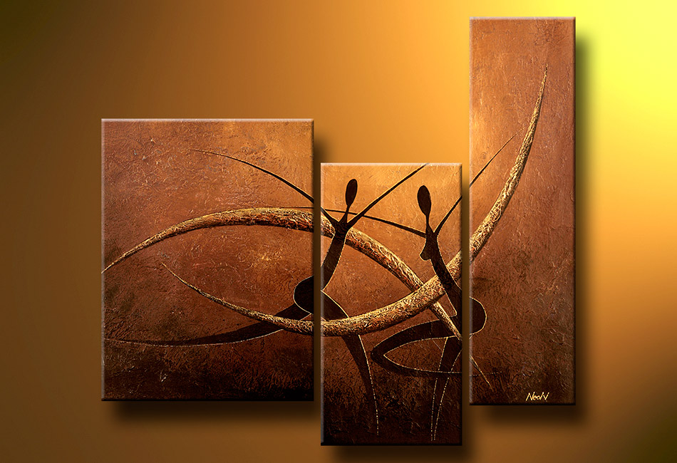 Modern abstract oil painting