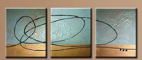 Modern Oil Paintings on canvas abstract painting -set12021 - Click Image to Close