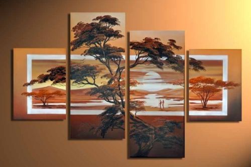 Modern Oil Paintings on canvas abstract painting -set12031 - Click Image to Close