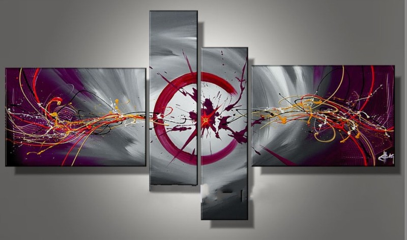 Modern Oil Paintings on canvas abstract painting -set12038