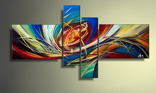 Modern abstract oil painting