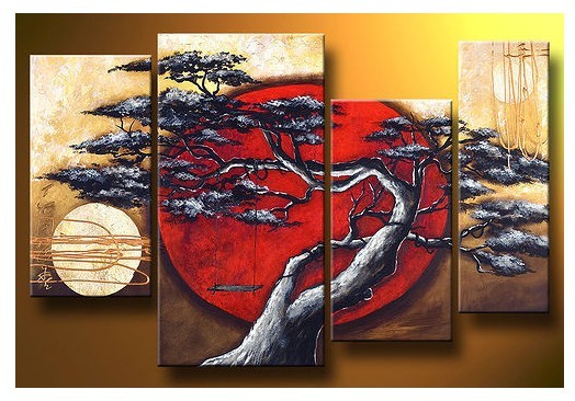 Modern Oil Paintings on canvas abstract painting -set12078