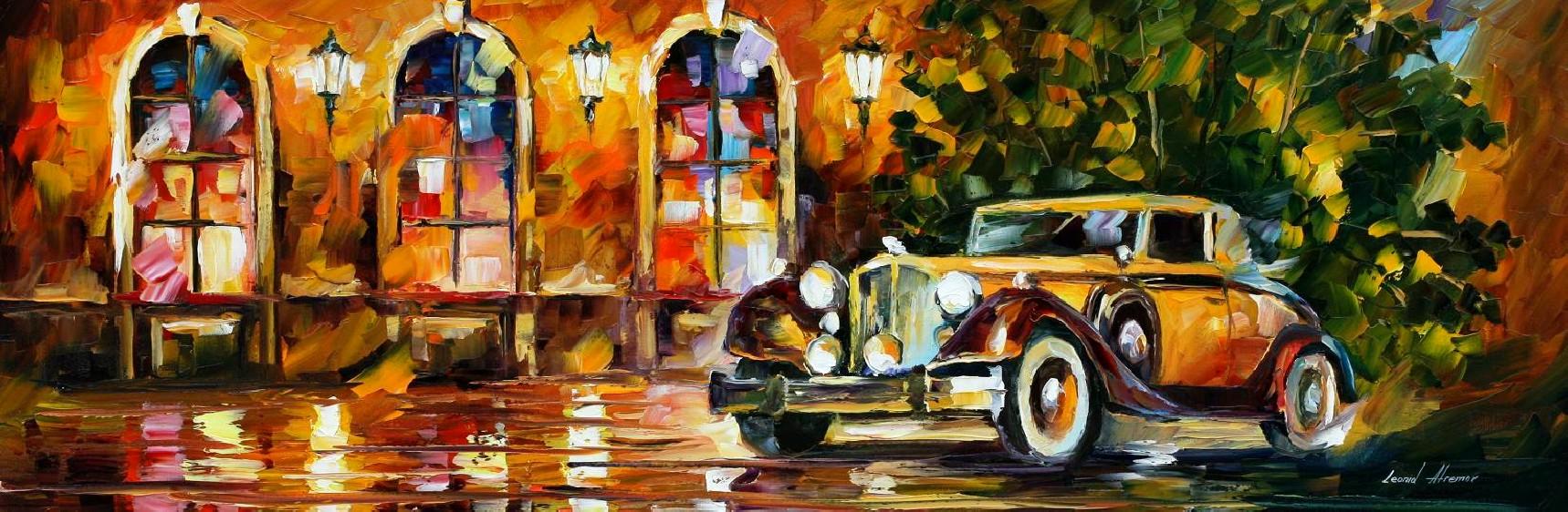 Modern impressionism palette knife oil painting