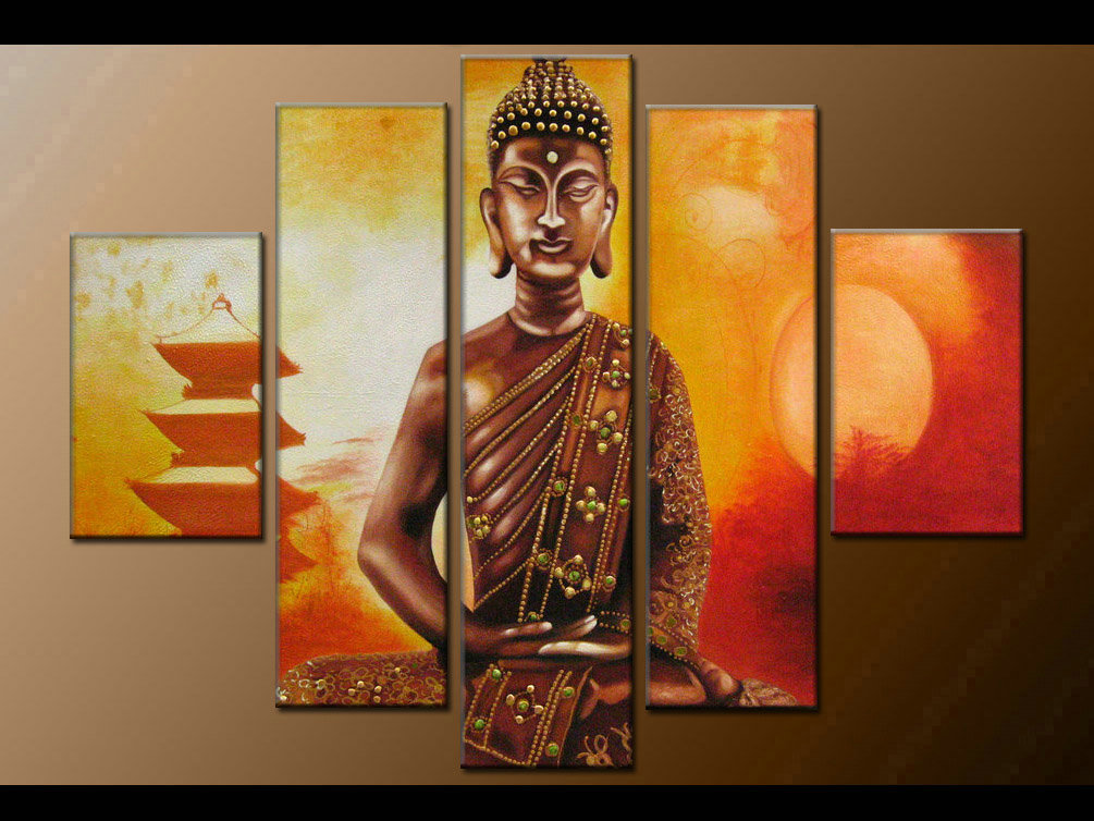 Contemporary zen art Buddha painting Buddha002