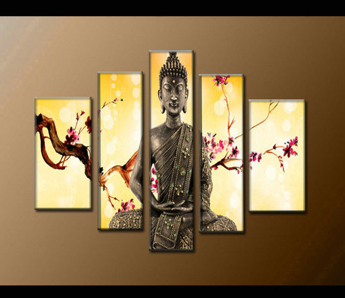 Contemporary zen art Buddha painting Buddha005