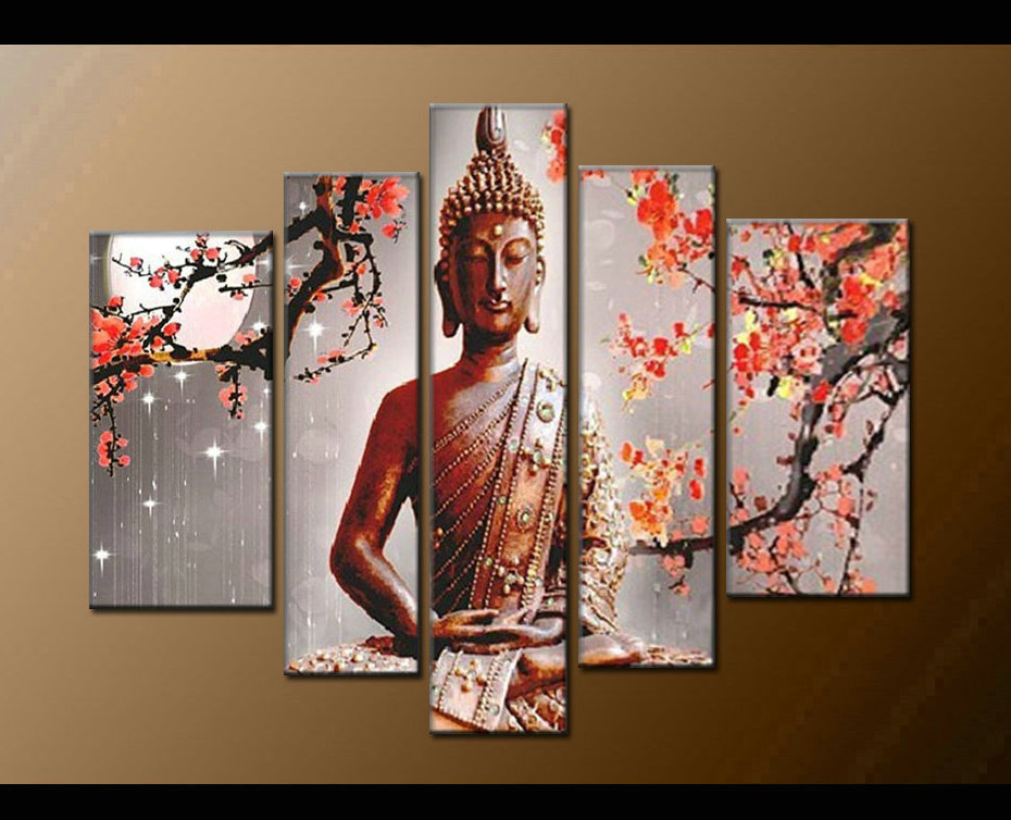 Contemporary zen art Buddha oil painting Buddha006