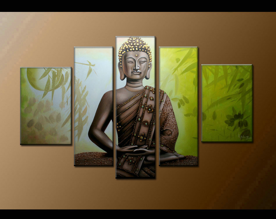 Contemporary zen art Buddha painting Buddha008