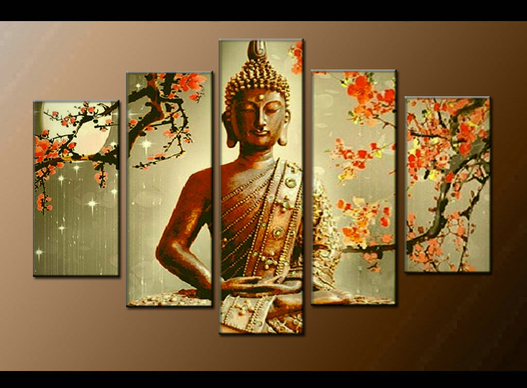 Contemporary zen art Buddha painting Buddha009