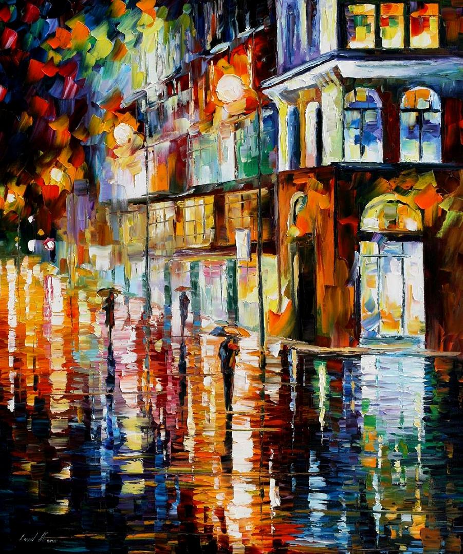 Modern impressionism palette knife oil painting