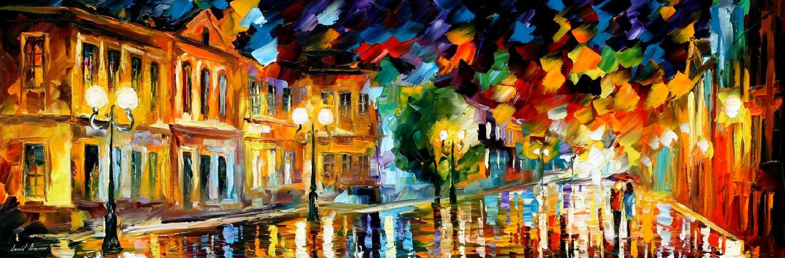 Modern impressionism palette knife oil painting kp15032