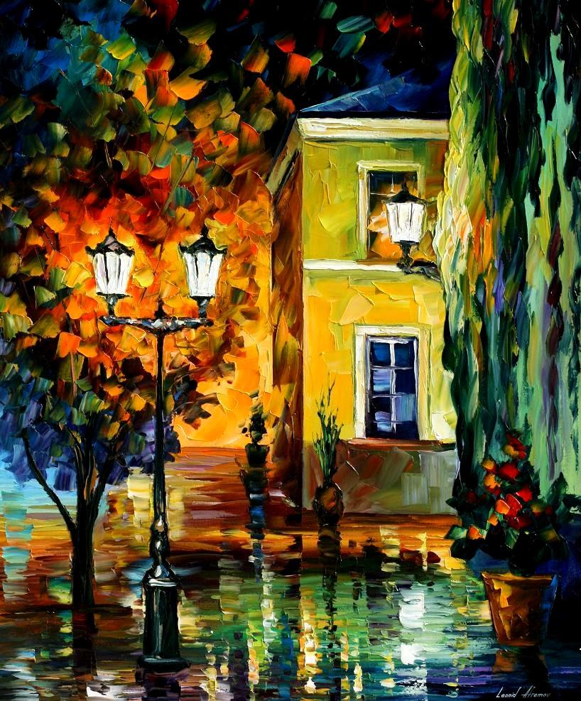 Modern impressionism palette knife oil painting