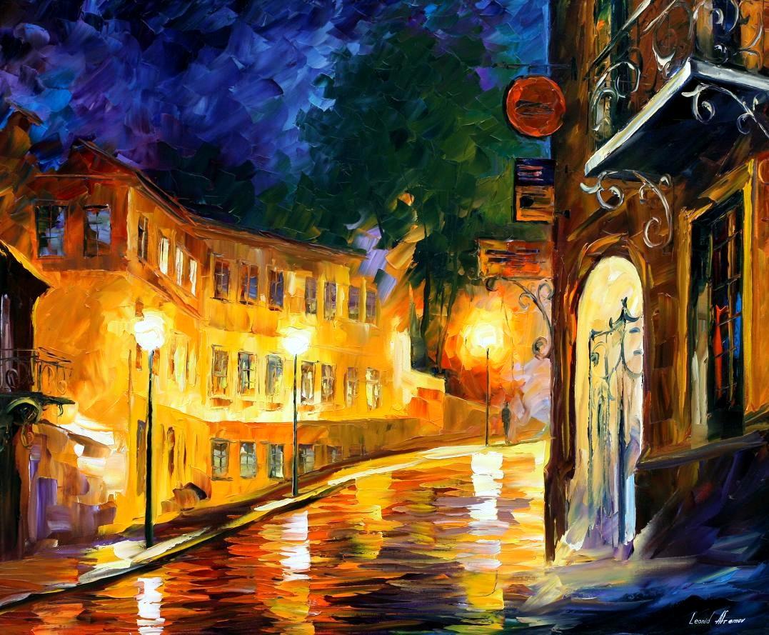 Modern impressionism palette knife oil painting