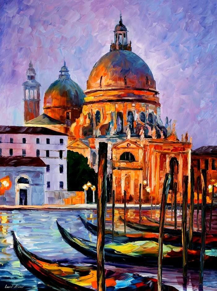 Modern impressionism palette knife oil painting