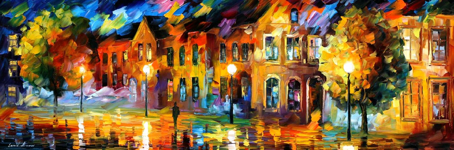 Modern impressionism palette knife oil painting kp15195