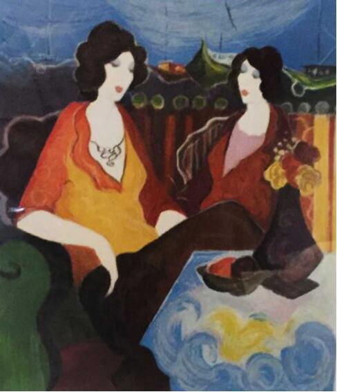 Itzchak Tarkay Oil Painting