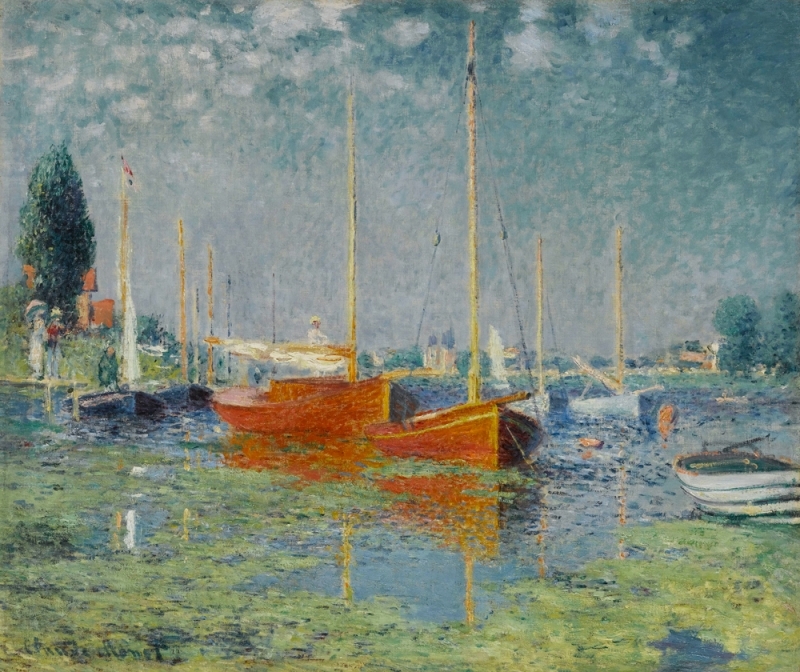 Cloude Monet Classical Oil Paintings Argenteuil 1874 - Click Image to Close