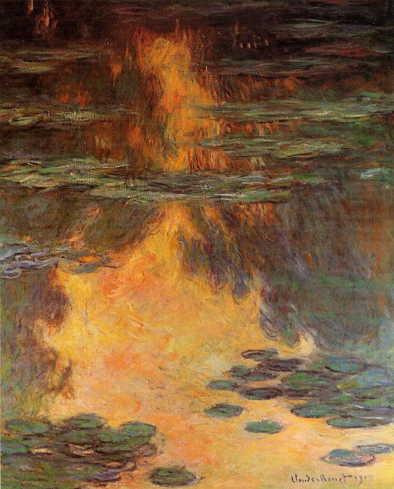 Cloude Monet Paintings Water Lilies 13 1907