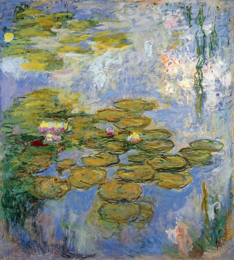 Cloude Monet Oil Painting Water Lilies 16 1919