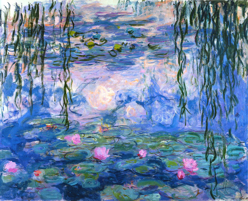 Cloude Monet Paintings Water Lilies 1919