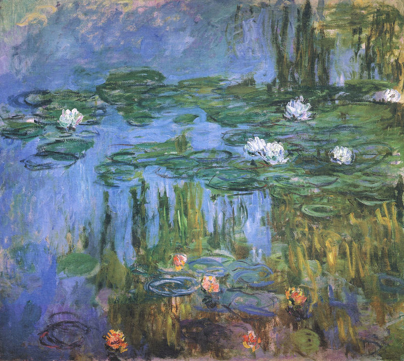 Cloude Monet Oil Painting Water Lilies 2 1915