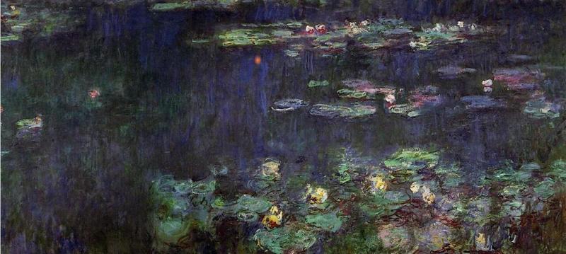 Water Lilies, Green Reflection (right half) 1926