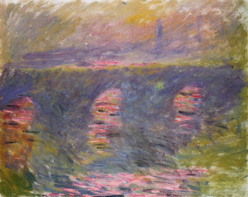 Cloude Monet Oil Paintings Waterloo Bridge 4 1901