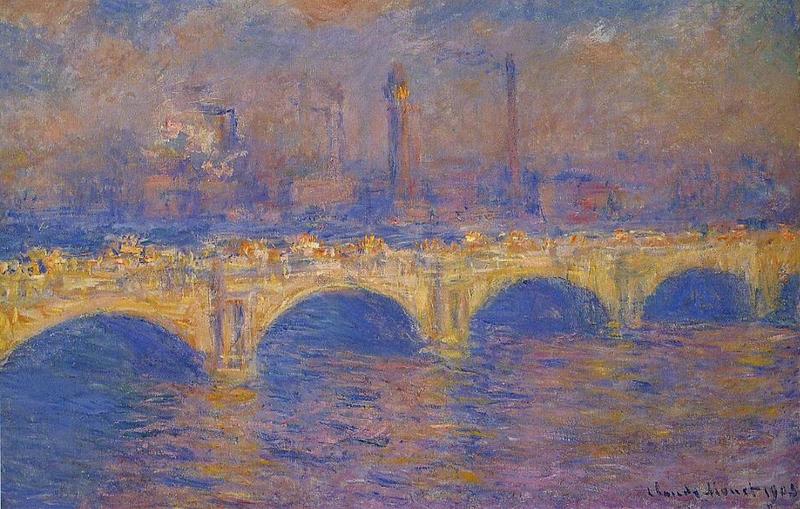 Monet Oil Paintings Waterloo Bridge, Sunlight Effect 2 1903