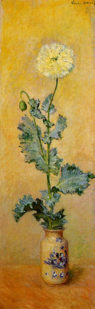 Cloude Monet Classical Oil Paintings White Poppy 1883