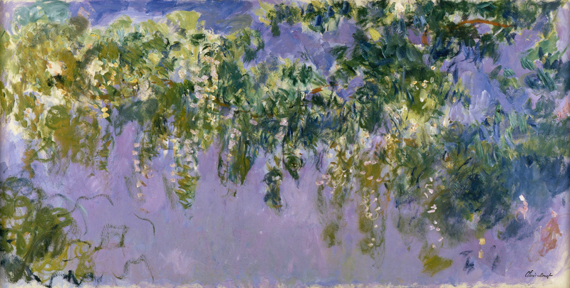 Cloude Monet Classical Oil Paintings Wisteria